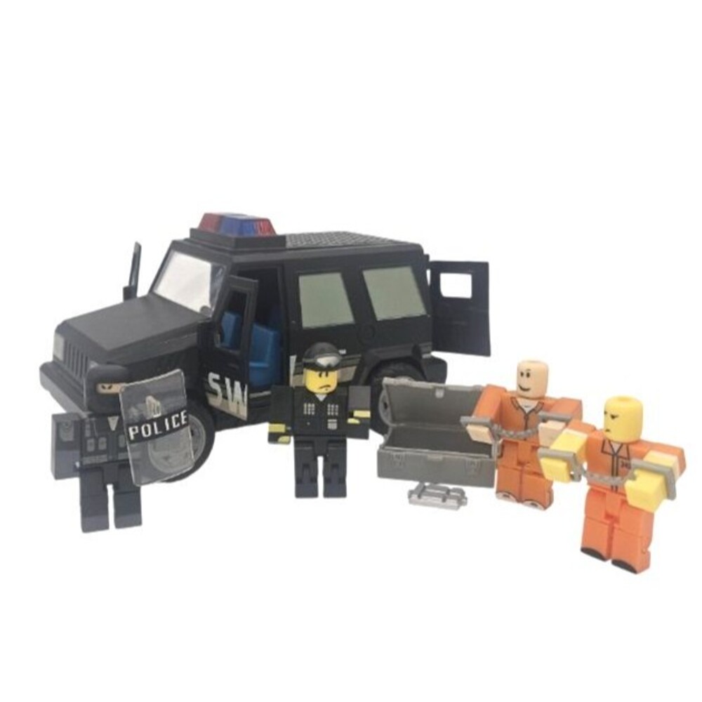 Roblox Jailbreak SWAT Unit Vehicle and 5 Figures Shedletsky Stickmasterluke